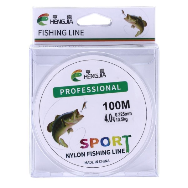 100 metrin nylonsiima Transparent #3 - 0,285mm - 8,2 KG