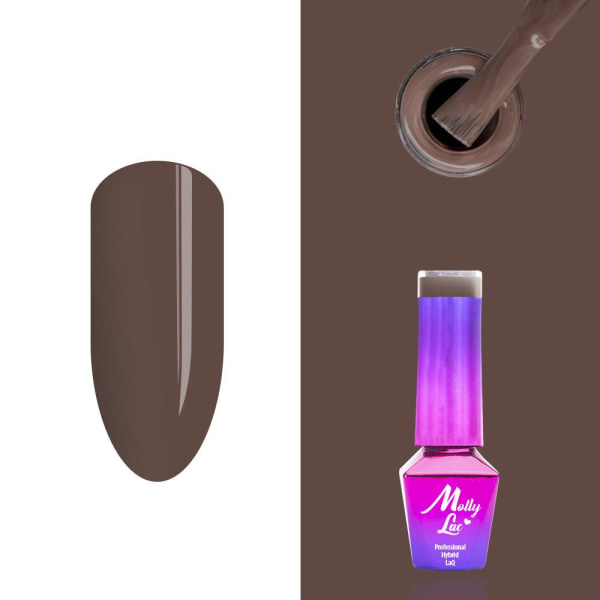 Mollylac - Gelelakk - Choco Dreams - Nr355 - 5g UV gel/LED Brown