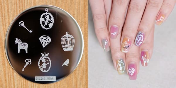 Nail Art Stempling, Stemplingsplate NR 15