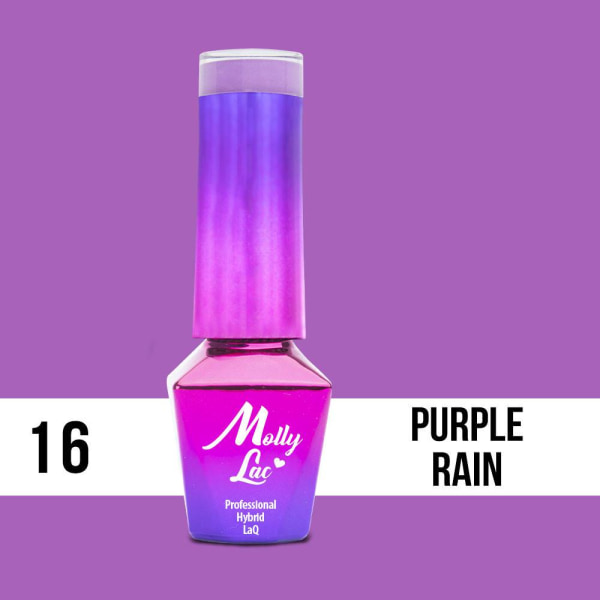 Mollylac - Gel polish - Cocktails & drinks - Nr16- 5g UV gel/LED Purple