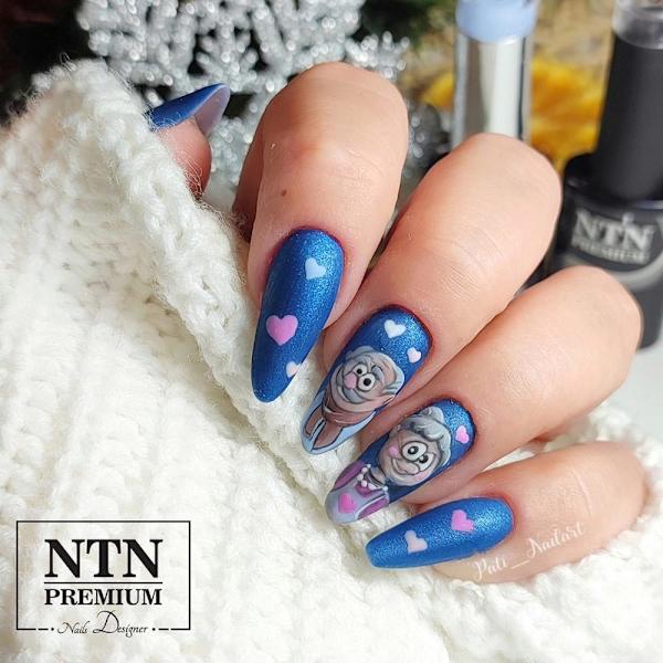 NTN Premium - Gel polish - Delight Sorbet - Nr145 - 5g UV gel/LED Purple