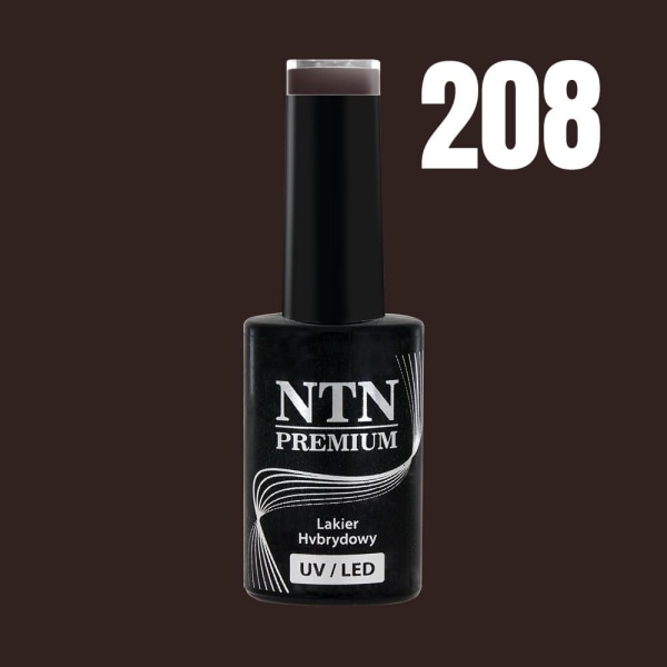NTN Premium - Gellack - Drama queen - Nr208 - 5g UV-gel / LED Brown