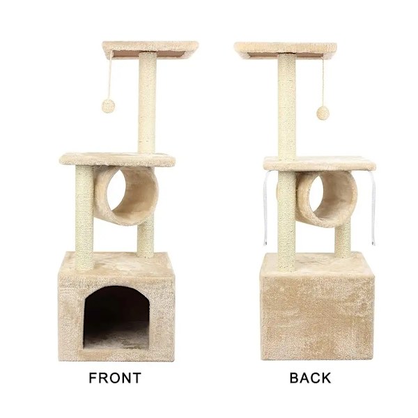 Kattetre / Klotre / Klostolpe for katter - 90 cm Beige