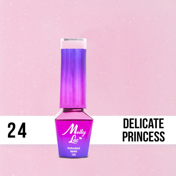 Mollylac - Gellack - Bryllup - JA, JEG GJØR - Nr24 - 5g UV-gel / LED Pink