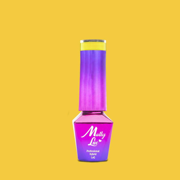 Mollylac - Gelelakk - Cocktailer og drinker - Nr10 - 5g UV gel/LED Yellow