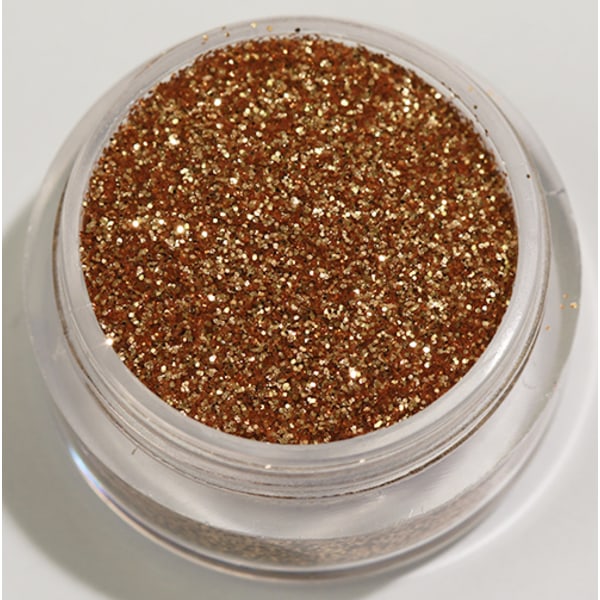 Negleglitter - Finkornet - Champagne - 8ml - Glitter Champagne