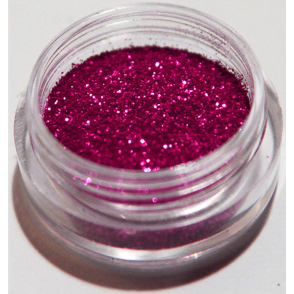 Nail Glitter - Fine Grain - Dark Pink - 8ml - Glitter Dark pink