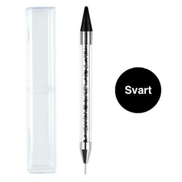 Rhinestone picker pen krystal - Plukkeværktøj Black