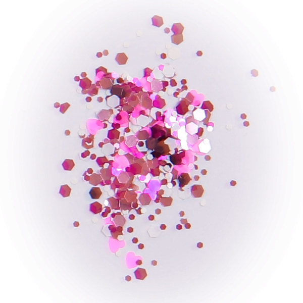 Nagelglitter - Mix - Pannacotta - 8ml - Glitter
