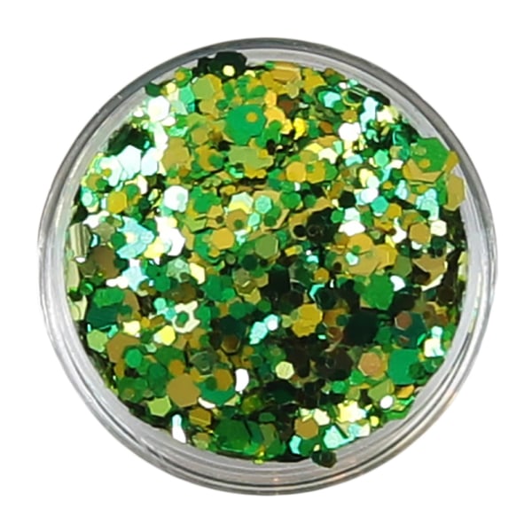 Negleglitter - Mix - Grøn grøn - 8ml - Glitter Green