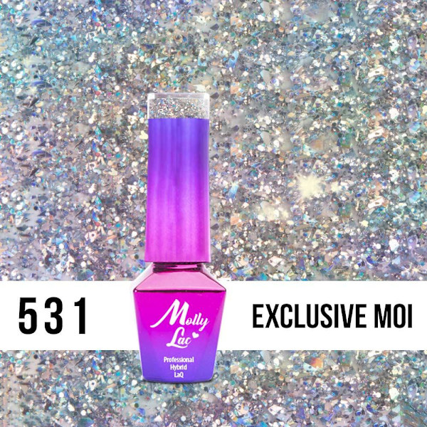 Mollylac - Gellack - Crushed Diamonds - Nr531 - 5g UV-gel/LED