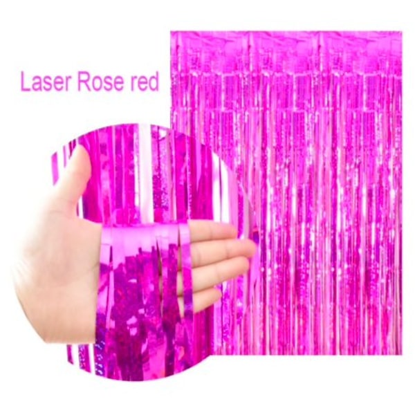 Glitter verhot, oviverhot - hopea, kulta Laser rosé