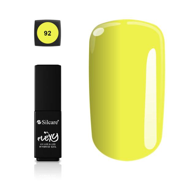 Gelelakk - Flexy - *92 4,5g UV gel/LED Yellow