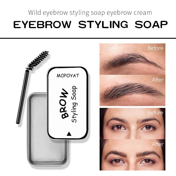 Eyebrow - Brow soap - Bryntvål - Styling gel Transparent