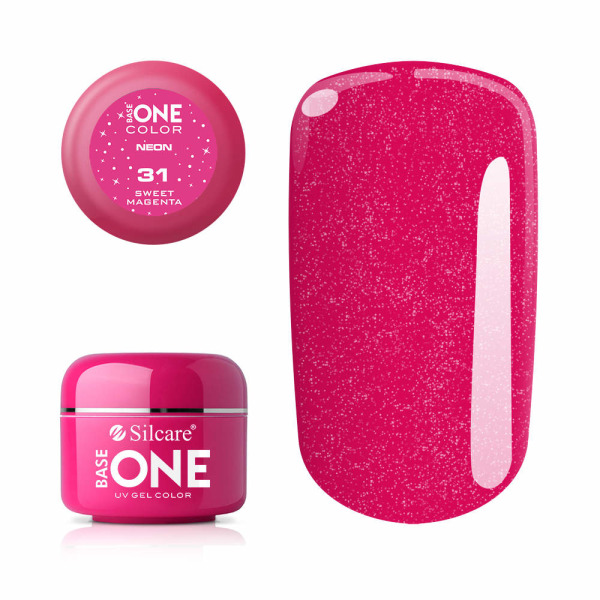 Base one - Neon - Sød magenta 5g UV-gel Pink