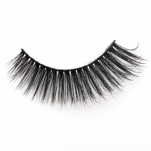 5-par lösögonfransar - 6D faux mink - G220 Svart