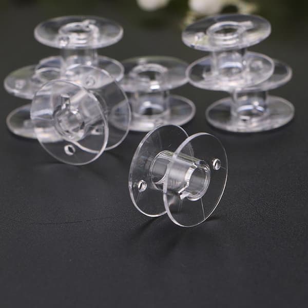 Spolar till symaskinen - 10-pack - Transparent