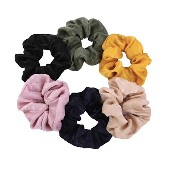 5st hair Scrunchies, hårsnoddar , hårband , Hair bands multifärg one size