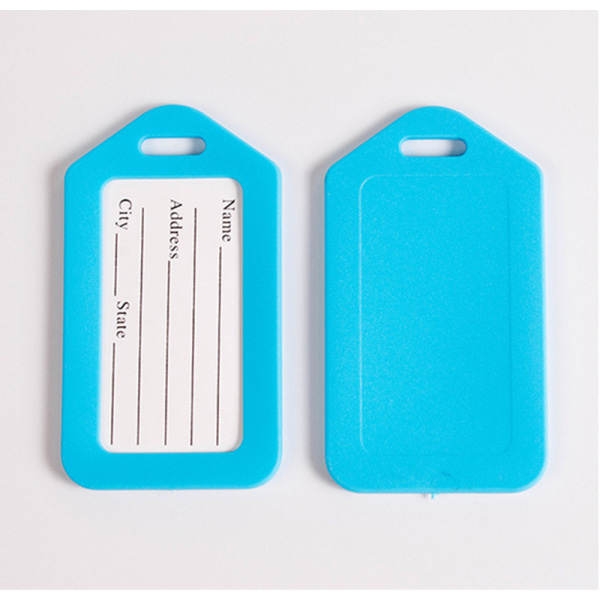 Bagagetag / Adresstag / Luggage tag - Märkning väska Svart