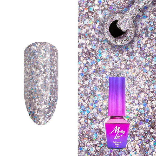 Mollylac - Gel polish - Born To Glow - Nr570 - 5g UV gel/LED