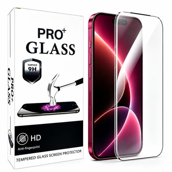 2 stk Herdet glass iPhone 13 / 13 PRO - Skjermbeskytter Transparent
