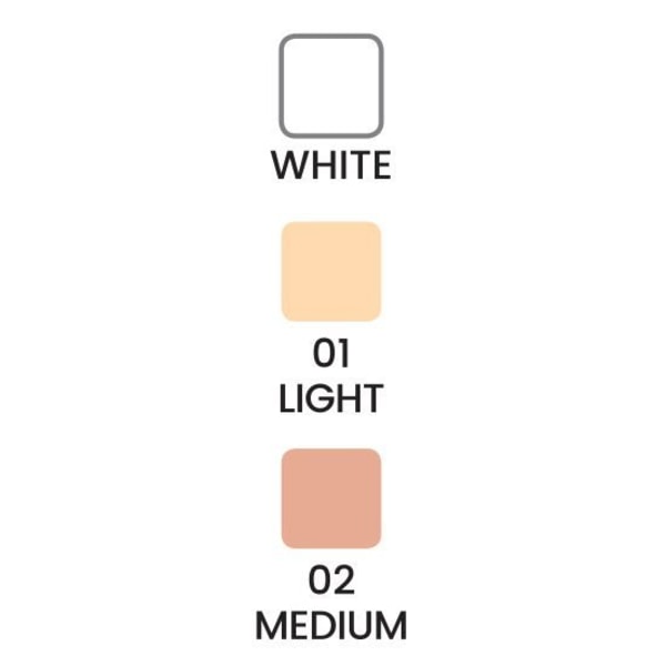 Mat gennemskinnelig pudder - Shine control pudder - Quiz Cosmetic White 