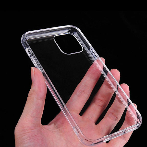 2-pack iPhone 13 PRO MAX - Silikonskal TPU - Slimmat Transparent