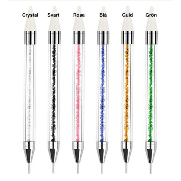 Rhinestone picker pen crystal -  Picking tool Blå