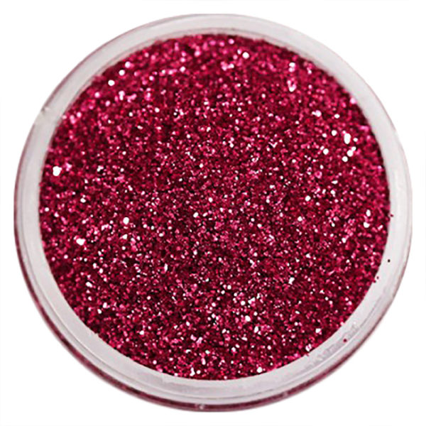 Kynsien glitter - Hienorakeinen - Vadelmanpunainen - 8ml - Glitteri Red