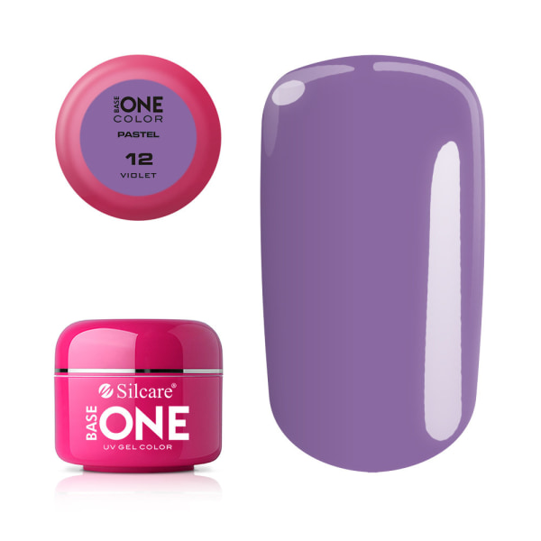 Base one - Pastel - Violet 5g UV-gel Purple