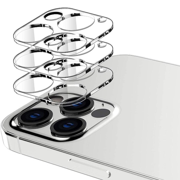 2-Pack Lens beskyttelse til iPhone 12 Kamera i hærdet glas Transparent iPhone 12  (6.1)