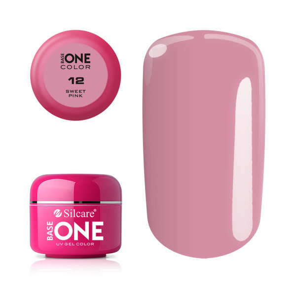 Base one - Farve - Sød pink 5g UV-gel Pink