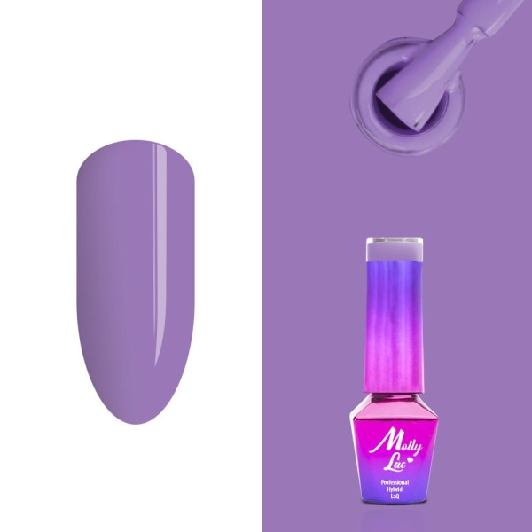 Mollylac - Gelelakk - Flamingo - Nr142 - 5g UV gel/LED Purple