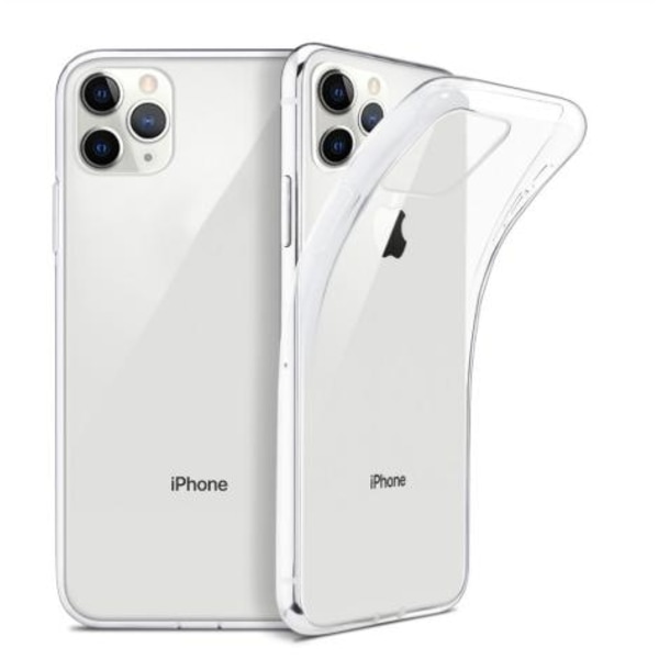 iPhone 11 silikonikotelo - Läpinäkyvä Transparent