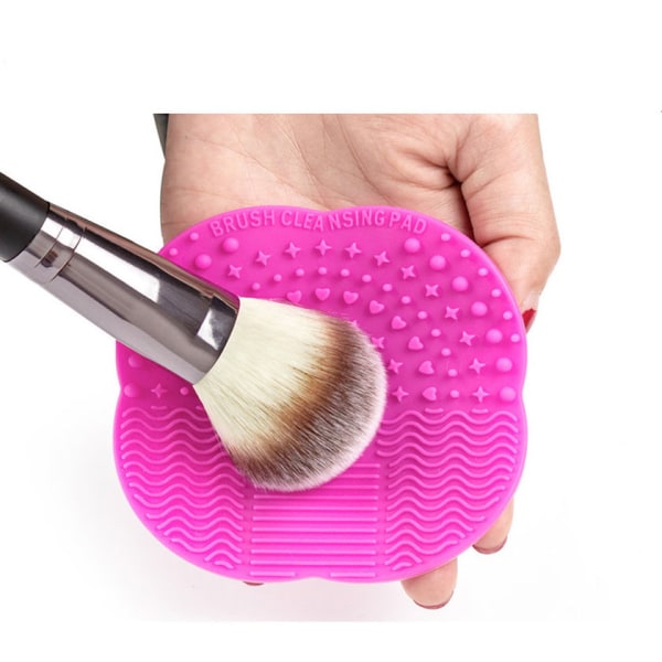Brushegg | Brushcleaner - rene sminkebørster Dark pink