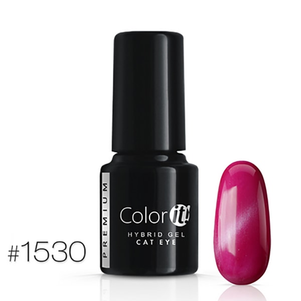 Geelilakka - Color IT - Premium - Cat Eye - *1530 UV geeli/LED Cerise