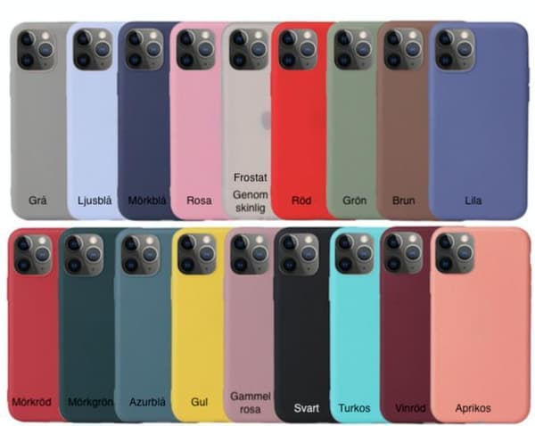iPhone 15 Pro - Matt TPU case - Skal Brun