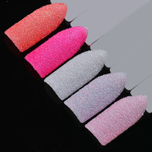 Nagelglitter rosa nyanser 1 g per burk Vit