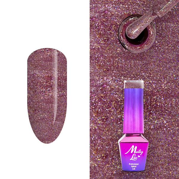 Mollylac - Gel polish - Wedding Dream & Champ - Nr384 - 5g UV gel/LED