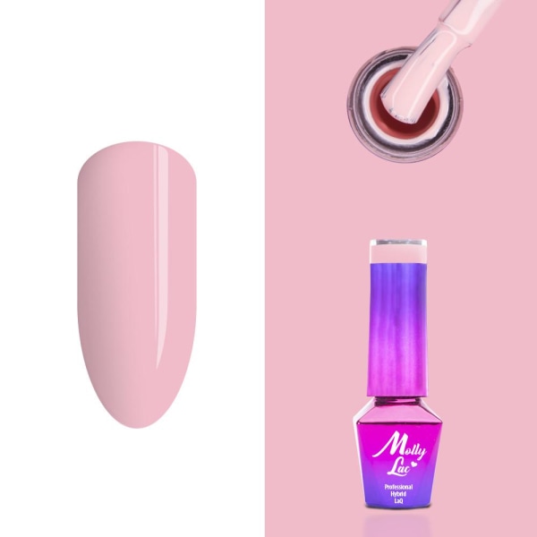 Mollylac - Gel polish - Sensuel - Nr201 - 5g UV gel/LED Pink