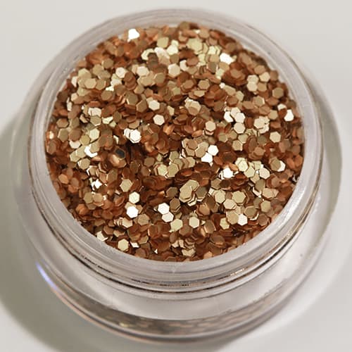 1st hexagon glitter sand (matt)