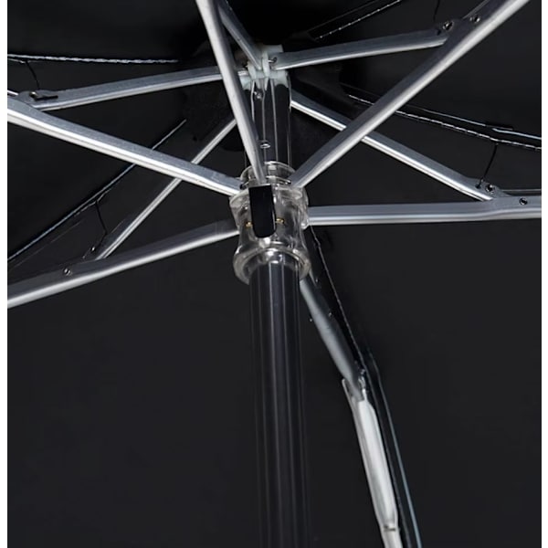 Elegant automatisk paraply 110 cm til stilbevidst Black