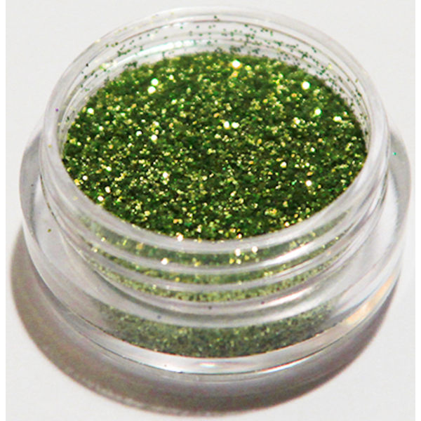 1. Hienorakeinen glitter Vihreä