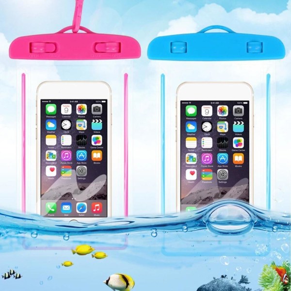 Vattentät mobilväska för smartphone - Universal - Gul