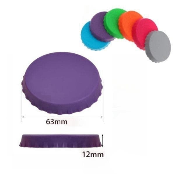 2 silikone låg Silikone kop låg Lækagesikkert låg Multicolor