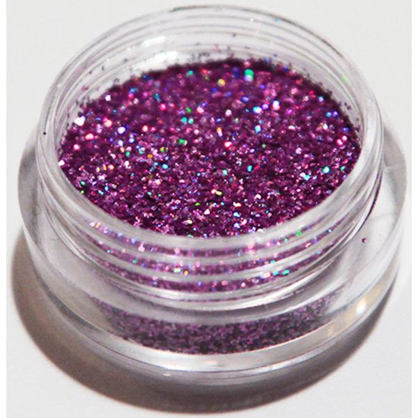 Negleglitter - Finkornet - Lilla - 8ml - Glitter Purple