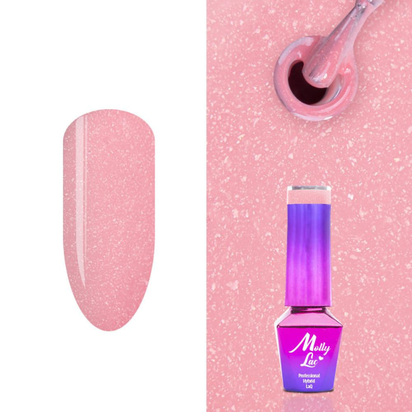 Mollylac - Gellack - Macarons - Nr470 - 5g UV-gel / LED Pink