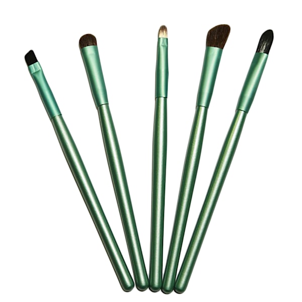 5 make-up børster / make-up børster Grøn Green