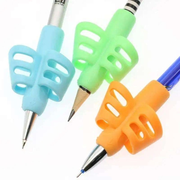 2st Penhållare. Skrivhjälp Grip Trainer Children Pencil Holder multifärg