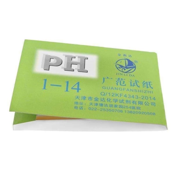Lackmuspapper för pH-test - 160st multifärg
